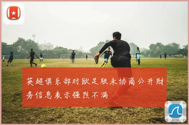 英超俱乐部对欧足联未协商公开财务信息表示强烈不满